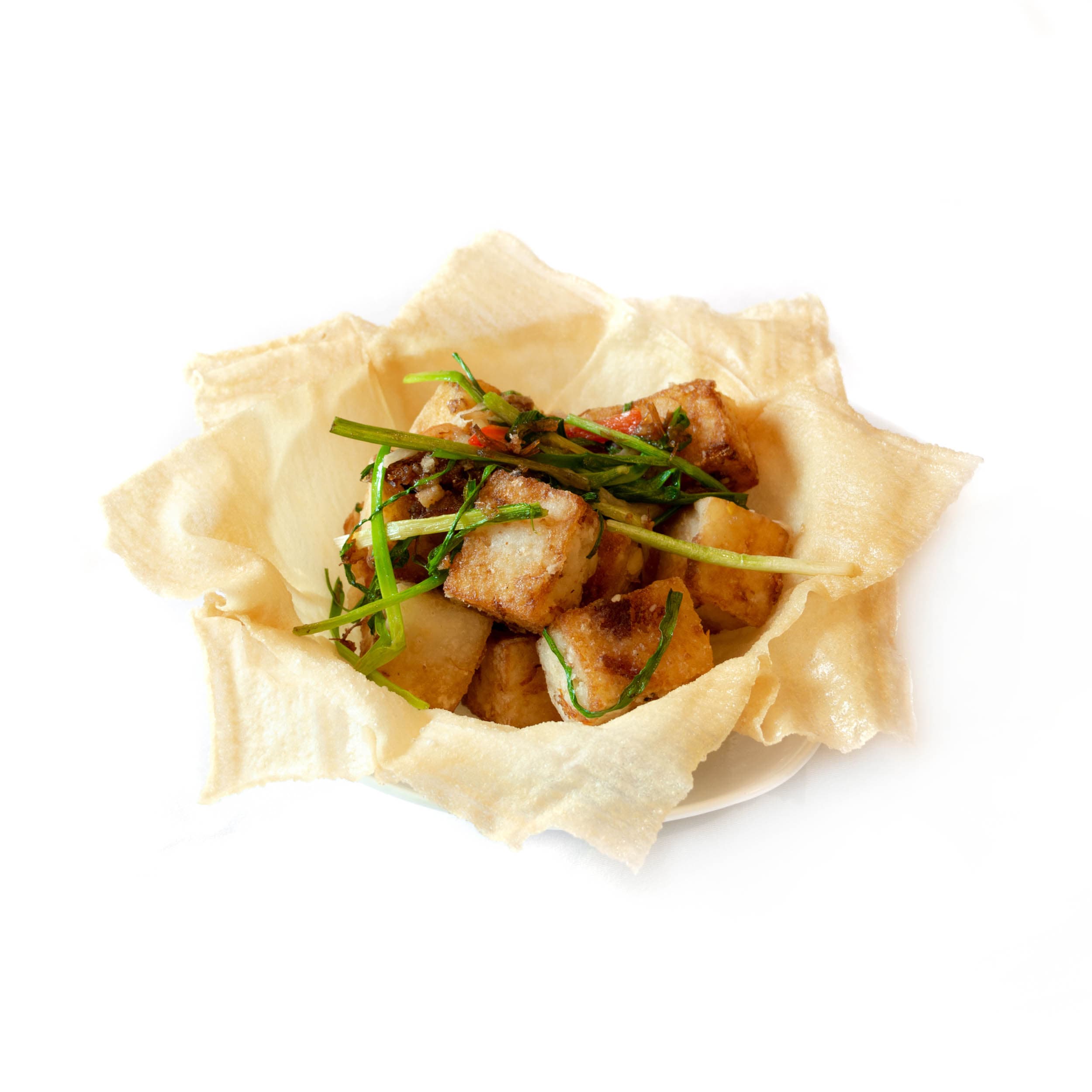 Radish cake with XO