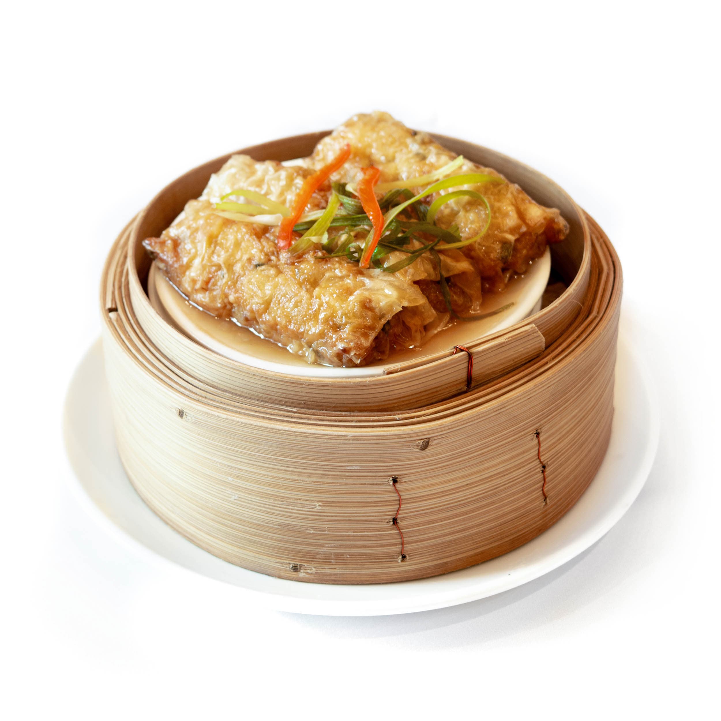 Steamed beancurd roll