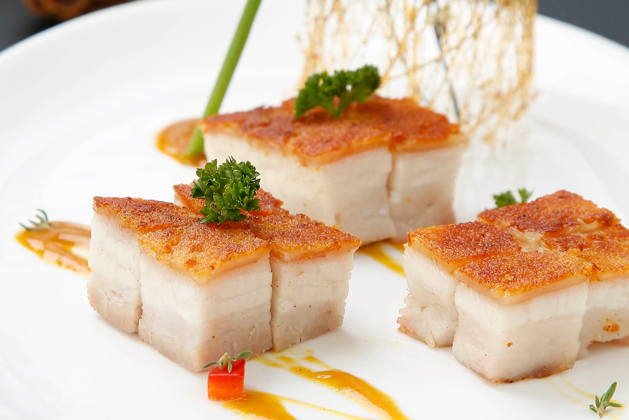 Cantonese style crispy pork belly