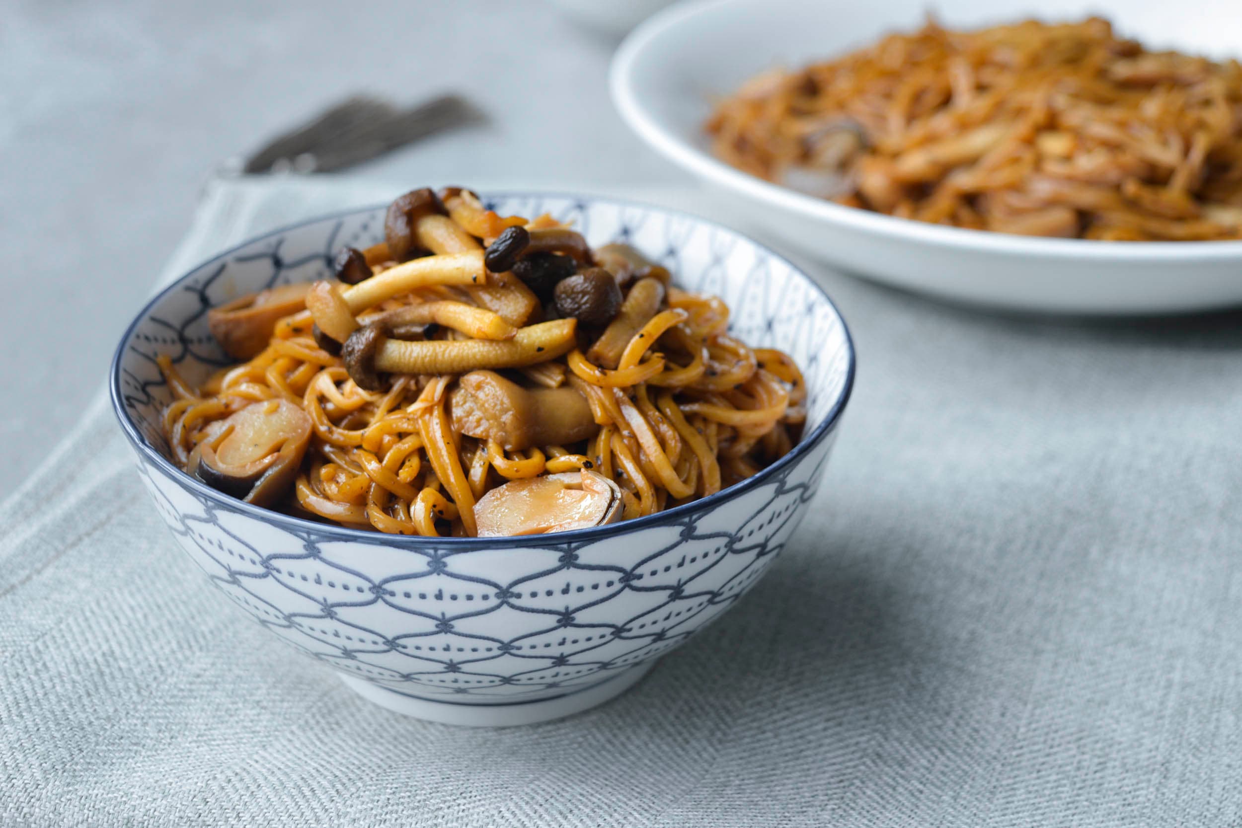 E-fu noodles with mushroom and truffle