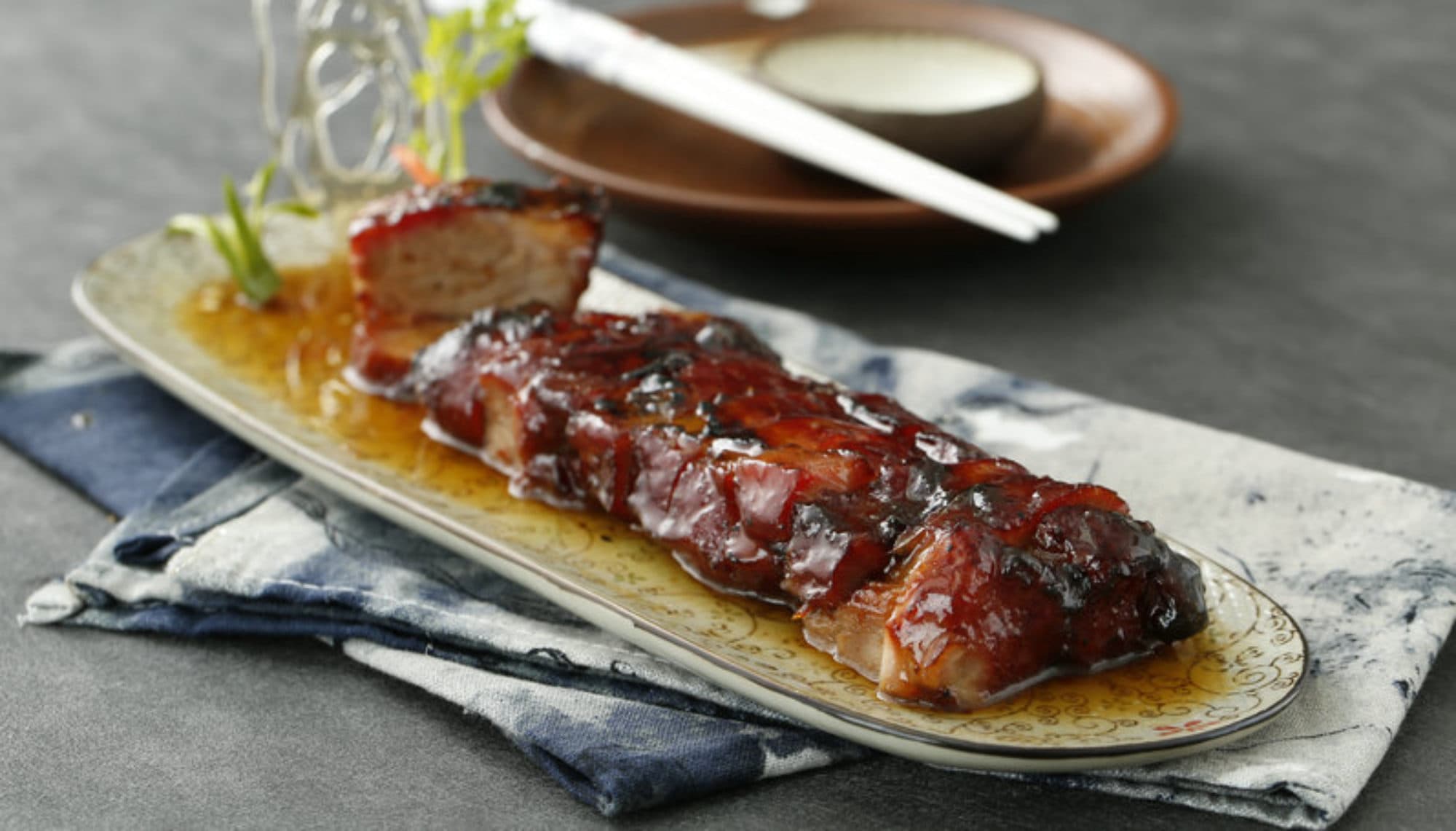 Honey-glazed prime cut char siu at XIÙ