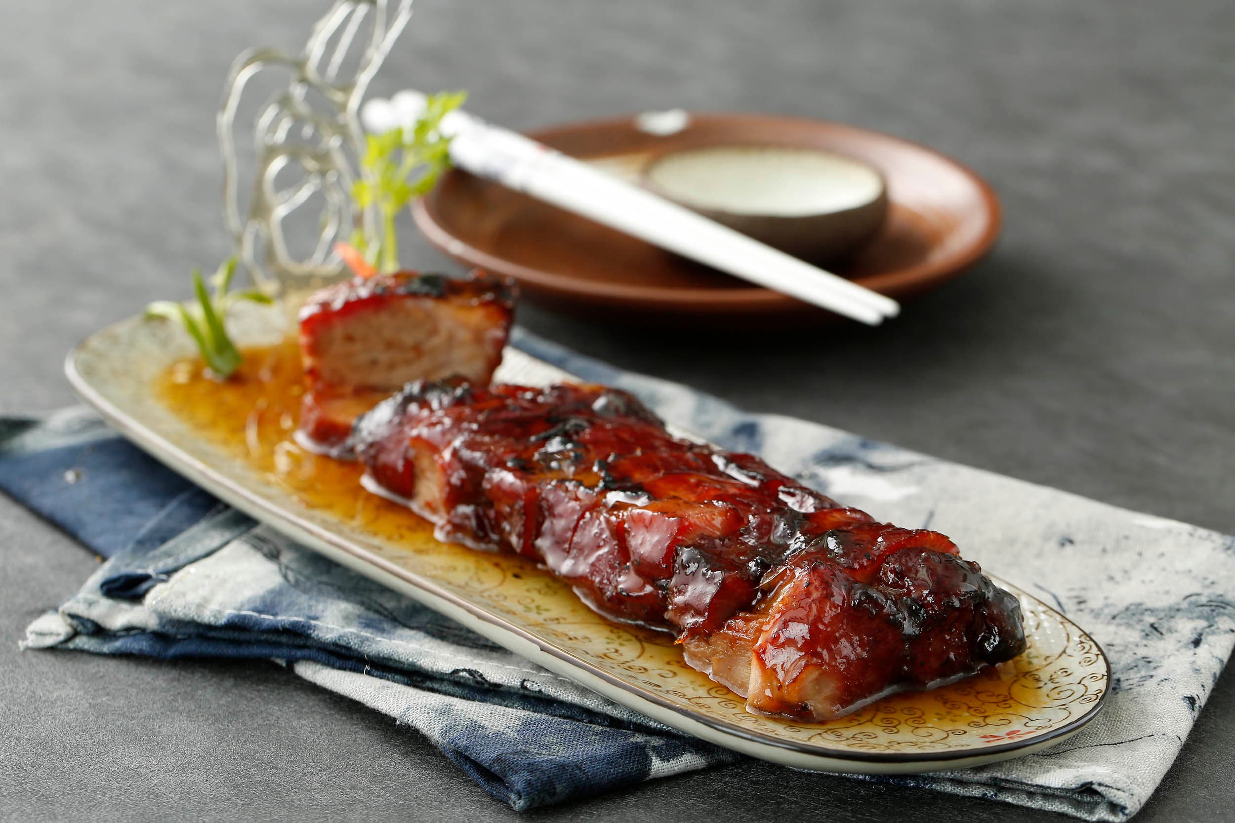 Honey-glazed prime cut char siu at XIÙ