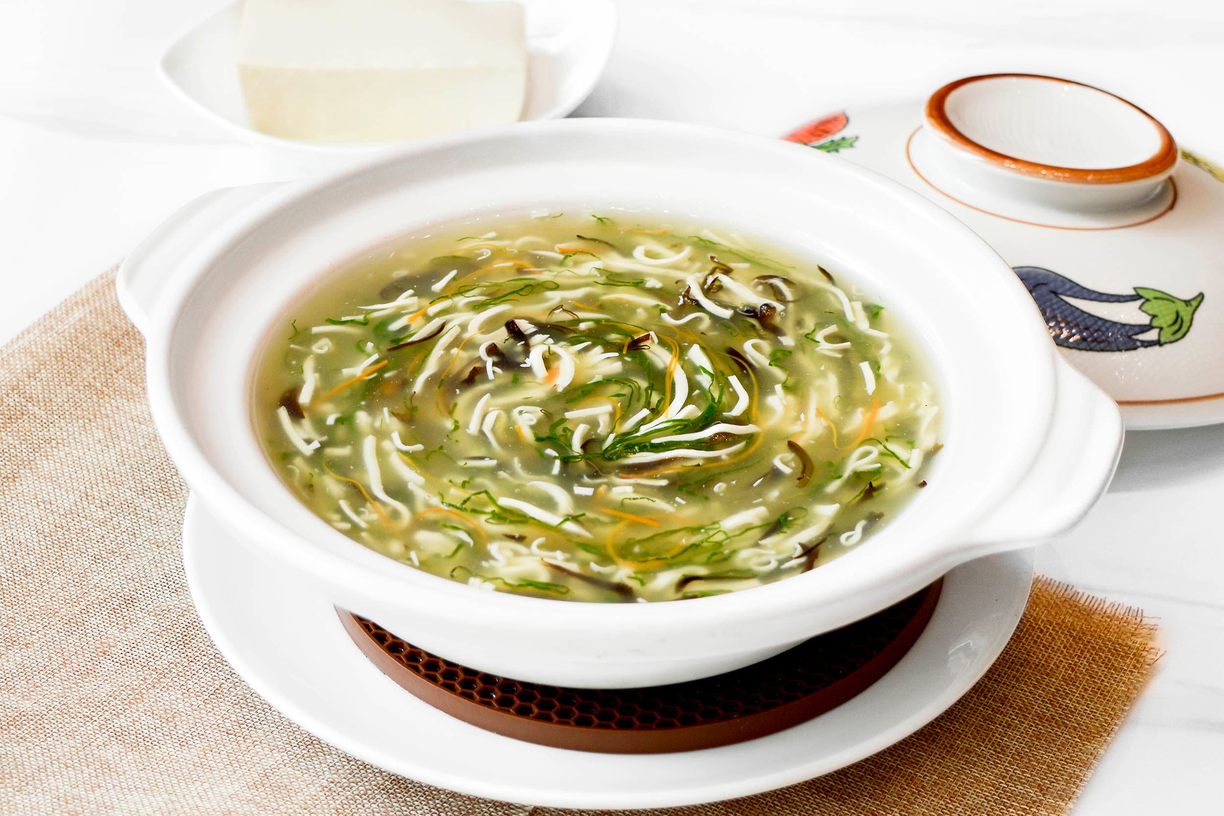 Silk bean curd soup, Wensi style