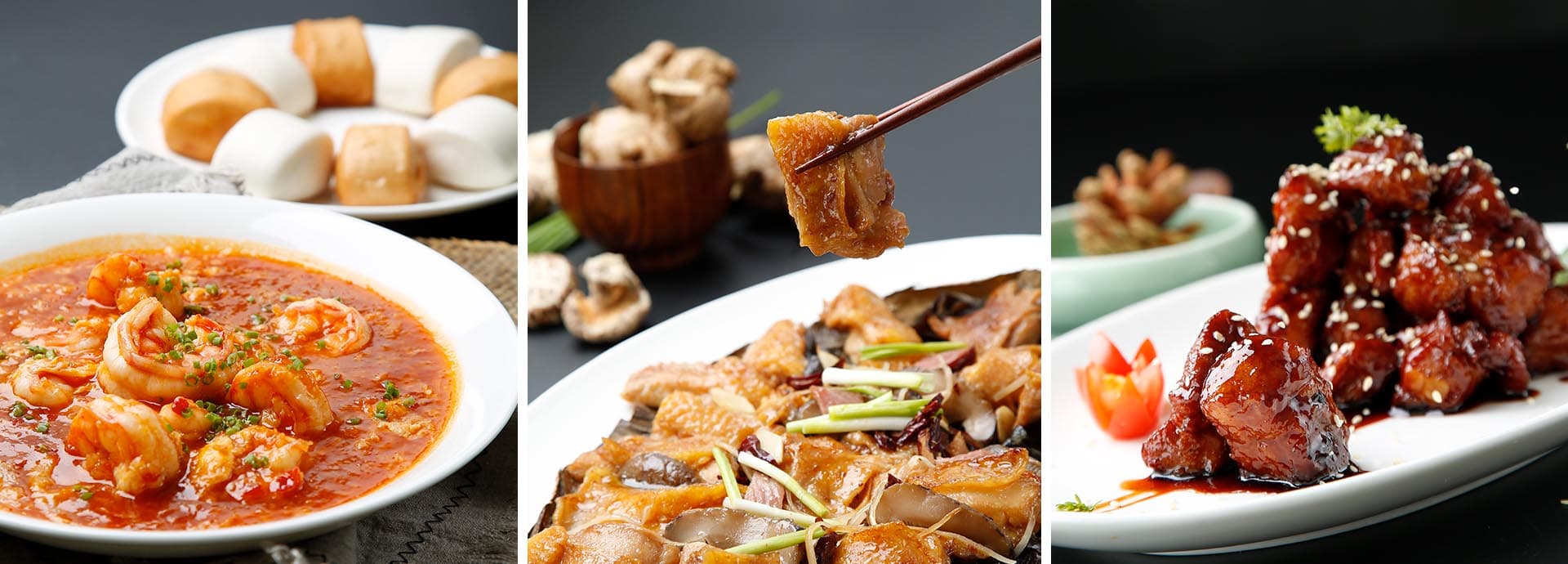 Dishes from Sample Menu 02 at XIÙ