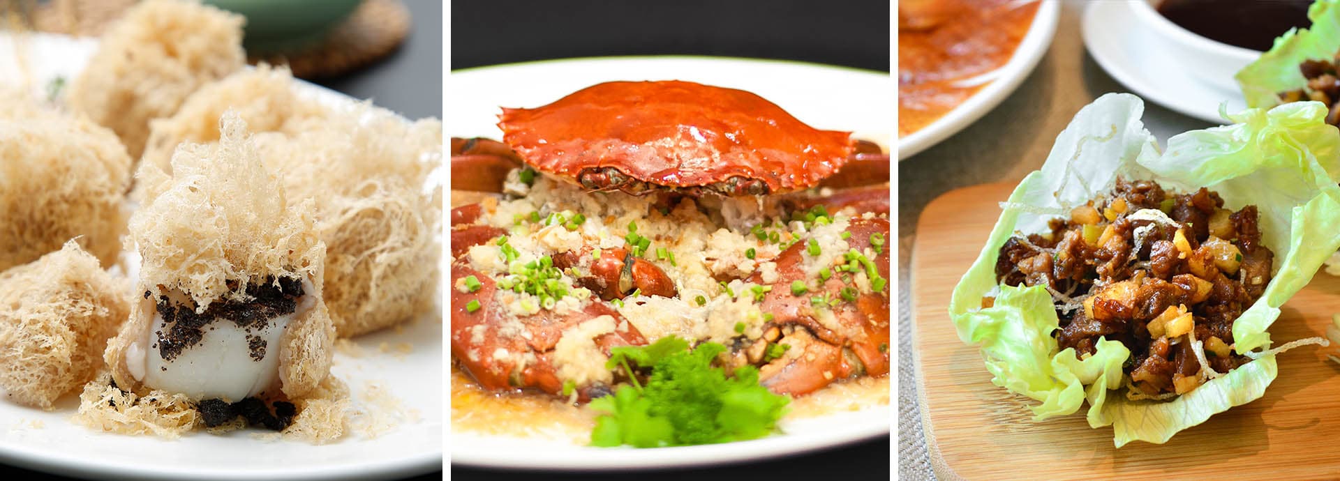Dishes from Sample Menu 04 at XIÙ